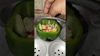 Creativity of baby corn capsicum omelette 🤤🤤👌👌shortvideo shortsfeed shorts creativity [upl. by Ambrosio34]