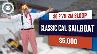 5000 Classic Cal 230  Just needs a few updates EP99 sailboattour [upl. by Linnette]