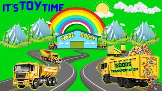 DIY Truck Tipper and mini Tipper Goods Delivery  Mini Farm Story  Story For kids [upl. by Eednas329]