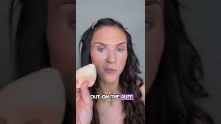 How To Set Your Under Eye With A Powder Puff stansoutbeauty settingpowder powderpuff concealer [upl. by Hairam]