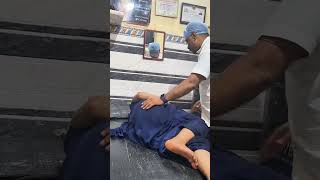 Chiropractic adjustment for youngster with cervical pain by Dr Bharat trending shorts [upl. by Petulah]