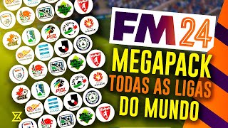 COMO TER TODAS AS LIGAS DO MUNDO no seu Football Manager 2024  Tutorial Completo [upl. by Surad]