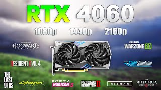 GeForce RTX 4060  Test in 10 Games  1080p  1440p  4K [upl. by Findley]