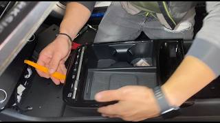 Hyundai Tucson 2024 How To Remove Armrest  Central Console Removal  Radio  Climate [upl. by Dita]