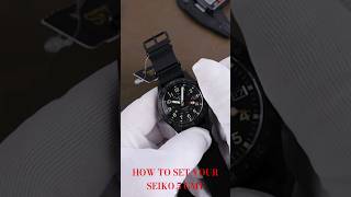 How to set your Seiko 5 Sports GMT [upl. by Anoit402]