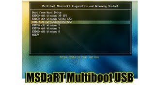 MSDaRT Multiboot USB [upl. by Adnocahs]