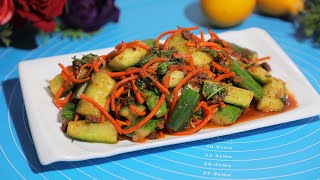 15 МИНУТ И ВКУСНЫЙ САЛАТ ГОТОВ Bodringli Salat tayyorlash Mayonezsiz Salat tayyorlash Salat 2023 [upl. by Eelsnia]