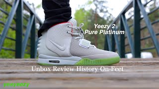 Nike Yeezy 2 Pure Platinumquot quotGiftedquot Unboxing Review Onfeet [upl. by Michaeline]