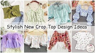 🤯TRENDY Crop top Design Ideas For Girls 2025crop top for jeanstop design 2025top for girls tops [upl. by Aleksandr73]