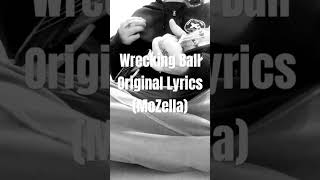 Wrecking Ball original lyrics cover mozella mileycyrus wreckingball ukulele music [upl. by Akcimahs989]