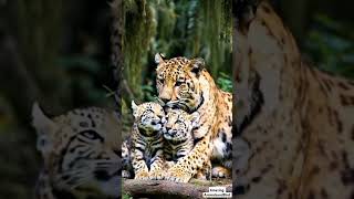 Adorable Leopard Smooches Her Baby Cubs  Heartwarming Wild Cat Moments [upl. by Ynogoham]