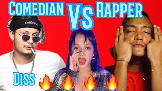 Comedian vs rapper 😳 kusal pokhrel diss to krizen [upl. by Irtimed]