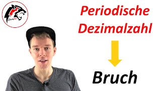 PERIODISCHE Dezimalzahlen in BRÜCHE umwandeln  Mathe Tutorial [upl. by Clywd]