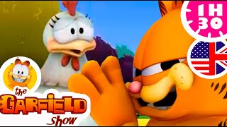 🐓🐱 Garfield with the chicken and the spoiled cat  🐘 [upl. by Nivahb768]