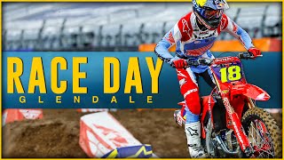 Supercross Race Day  2024 Glendale [upl. by Aseuqram622]