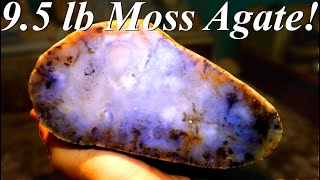 WHATS INSIDE Cutting Big Montana Agates Mexican Lace Dryheads and More with Montana Rock Mom [upl. by Carena475]