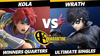 The Quarantine Series Winners Quarters  Kola Roy Vs Wrath Joker Smash Ultimate  SSBU [upl. by Akinehc694]