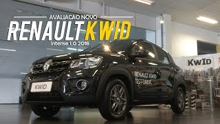 Avaliação  Novo Renault Kwid 10 Intense 2018  Curiosidade Automotiva® [upl. by Hgielrac]