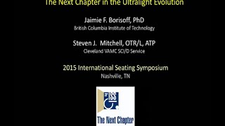 ISS 2015 IC22  Dynamic Wheeled Mobility  Borisoff Mitchell [upl. by Ettigdirb]