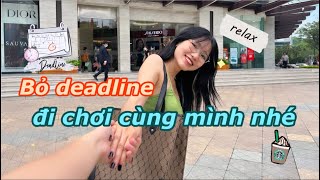 BỎ DEADLINE VÀ ĐI CHƠI CÙNG MÌNH KHÔNG Thuốc nhỏ mắt đeo lens mình thích nhất💙 Minh Ngọc [upl. by Bouley880]