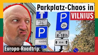 Vilnius  ParkplatzAnarchie in Litauen [upl. by Htir109]