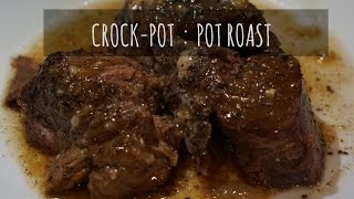 Slow Cooker Crock Pot POT ROAST  Margot Brown [upl. by Perrine]