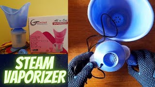 STEAM VAPORIZER UNBOXING AND USING👍HOW TO USE FACIAL STEAMER 🤔 steamvaporizer health DOGOODWORLD [upl. by Gisella]