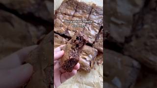 3 ingredient nutella brownies🤤🤤🤤 [upl. by Donelle]