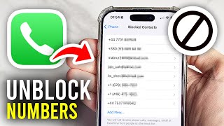 How To Unblock Numbers On iPhone  Full Guide [upl. by Carli]