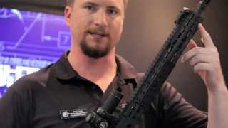 Knights Armament Company  Shotshow 2014 [upl. by Ennaillek]