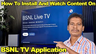 BNSL FREE CABLE TV LIVE [upl. by Kcam754]