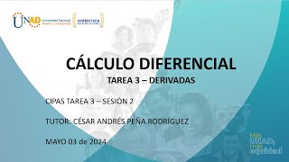 Cipas TAREA 3  Derivadas Sesión 2 [upl. by Aivatnahs]