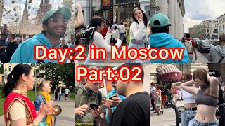 Day02 in Moscow🇷🇺 lubyanka street dance 💃  Gum Red square  Moscow bus 🚌 [upl. by Arivle661]