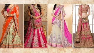 5 Gorgeous Ways To Wear Lehenga Saree amp Makeup  How To Wear Lehenga In Different Style to Look Slim [upl. by Lidda]