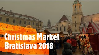 Bratislava Christmas Market 2018 [upl. by Bryon]