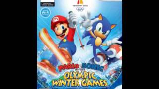 Mario And Sonic At The Olympic Winter Games music  Individual large hill Ski Jumping [upl. by Billi]