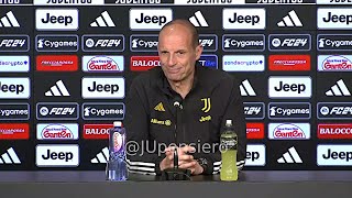 Conferenza stampa ALLEGRI pre JuveGenoa quotMilik ko il motivo del ritiro Su Yildiz e Rabiotquot [upl. by Rezal]