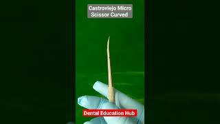 Castroviejo Micro Scissor Curved [upl. by Milzie236]