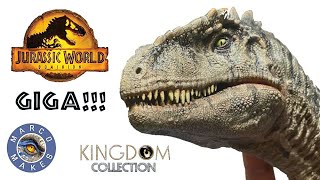 WE HAVE A GIGA  Kingdom Collection Mini Busts  Painting a Jurassic World Dominion Giganotosaurus [upl. by Nairehs]