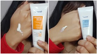 Requil Oxybenzone OMC Free Sunscreen amp Requil Ultra Matte Dry Touch Sunscreen Gel Honest Review [upl. by Enneire499]