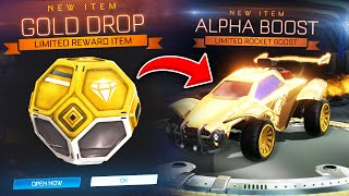 OPENING 30 GOLD DROPS ON ROCKET LEAGUE [upl. by Lleumas]