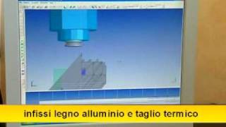 Infissi alluminiolegno legnoalluminio METAL TECHNICS SANSONE [upl. by Heber26]