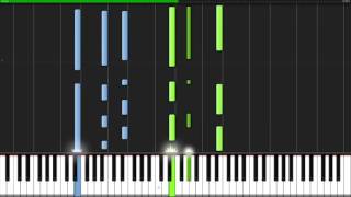 In Un Altra Vita  Ludovico Einaudi Piano Tutorial Synthesia  Wouter van Wijhe [upl. by Hanforrd]