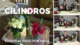 Como decorar cilindros con flores [upl. by Whelan]