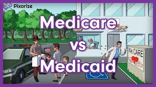 Medicare vs Medicaid  Mnemonic for USMLE [upl. by Alyse826]