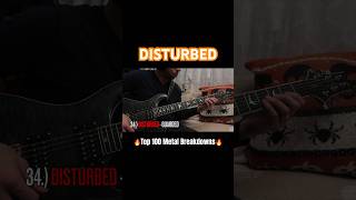 Top 100 Metal Breakdowns 🔥 Disturbed  Guarded shorts metal breakdown [upl. by Yerhpmuh]