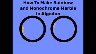 How To Make Rainbow and Monochrome Marble in Algodoo  Algodoo Tutorial [upl. by Mita]