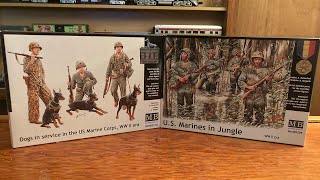 WW2 Marines 135 Masterbox models review [upl. by Three]