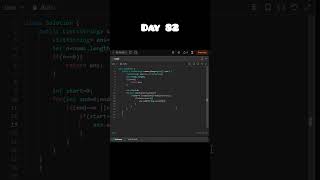 LeetCode 228  Summary Ranges javaprogramming 100daysofcodingchallenge [upl. by Emmalyn]