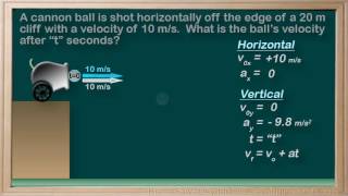 WCLN  Physics  Projectiles 1b [upl. by Fox]